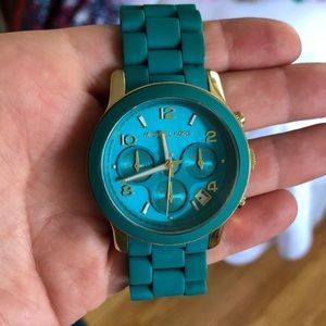Michael Kors teal watch